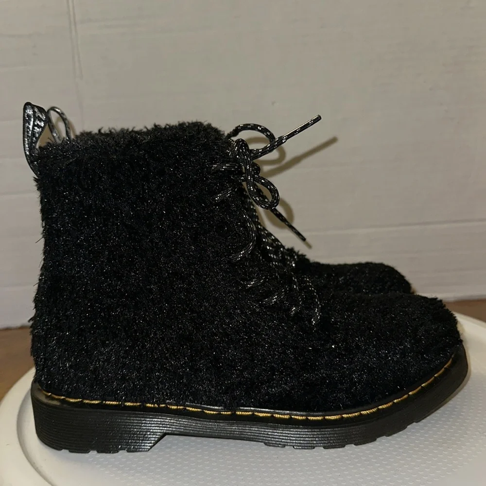 🆕Dr. Martens Pascal Tinsel Fur Lace Up Boots